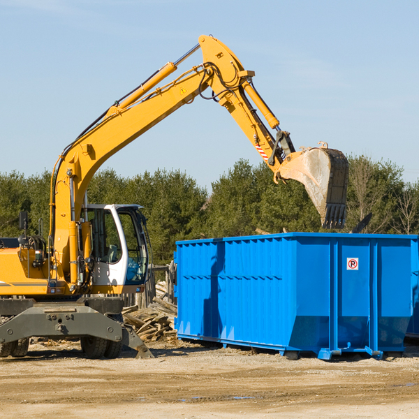 what happens if the residential dumpster is damaged or stolen during rental in Casco